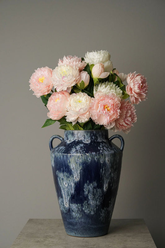 Peony Glow Pink & White
